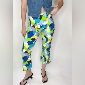 Vintage Y2K printed Capri pants 27